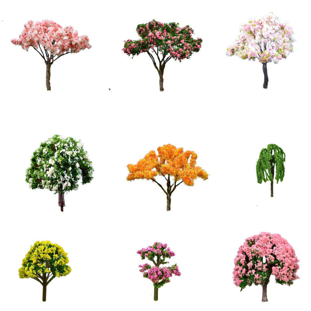 Resin Art Tree - 1/5 pçs/set mini árvore fada jardim