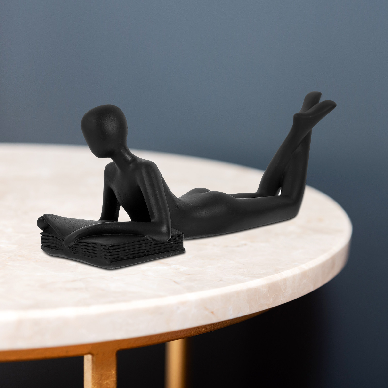 Resin Art Studio - Estátua de Resina Thinker, Escultura de