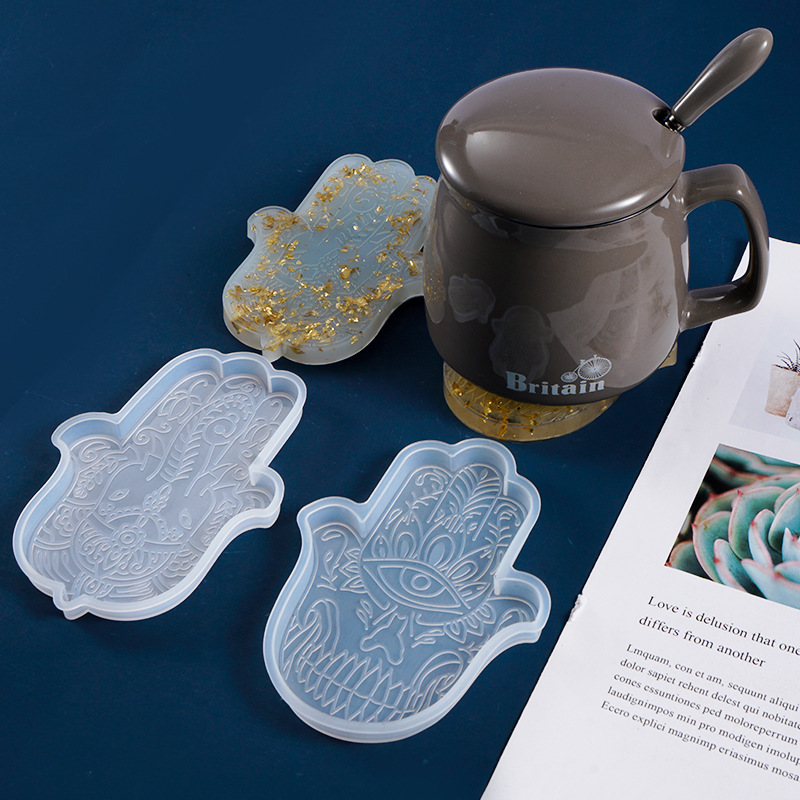 Resin Art Coasters - 1 pçs diy coaster mão de