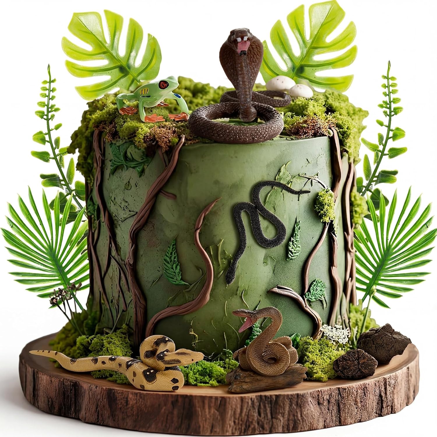 Resin Art Tree - 19 Peças de Decorações para Bolo