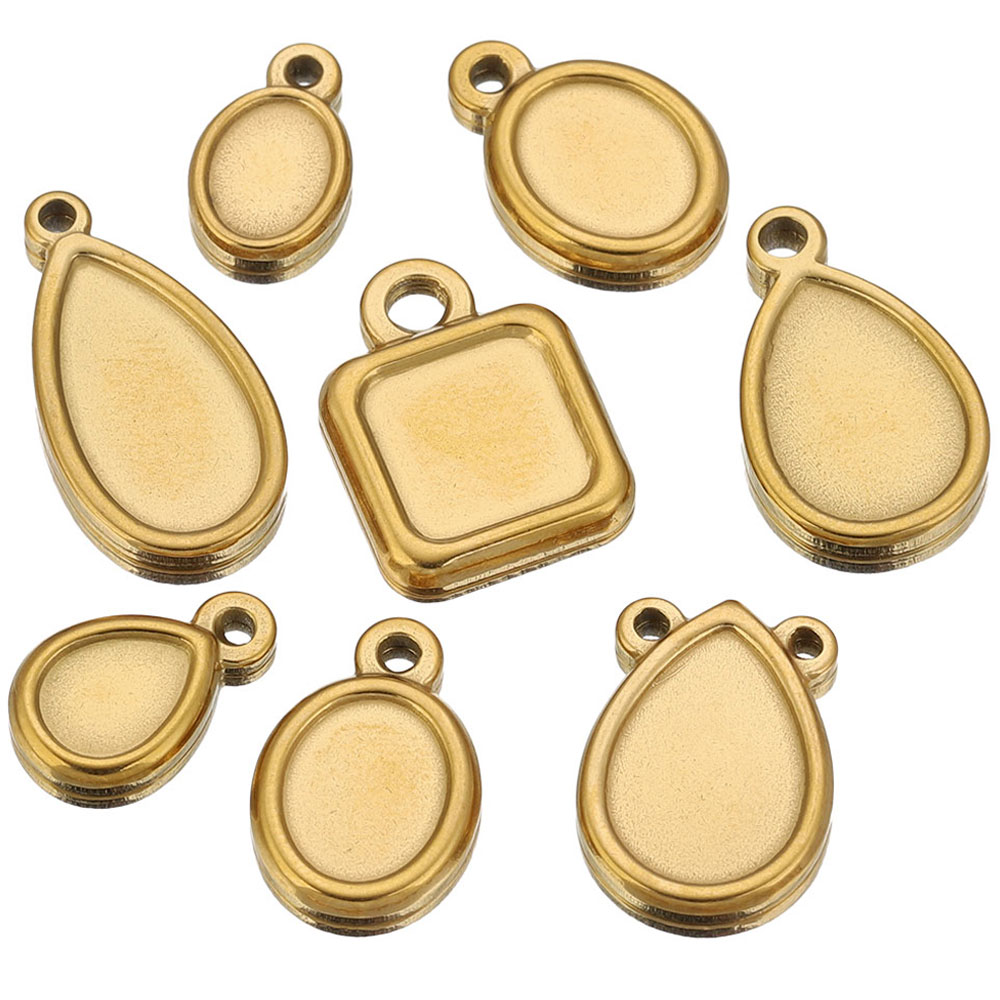 Resin Art Kits For Adults - 5 Peças de Aço Inoxidável: Bases