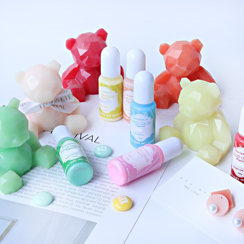 Resin Dye Opaque - Atacado: 18 pigmentos líquidos vibrantes para