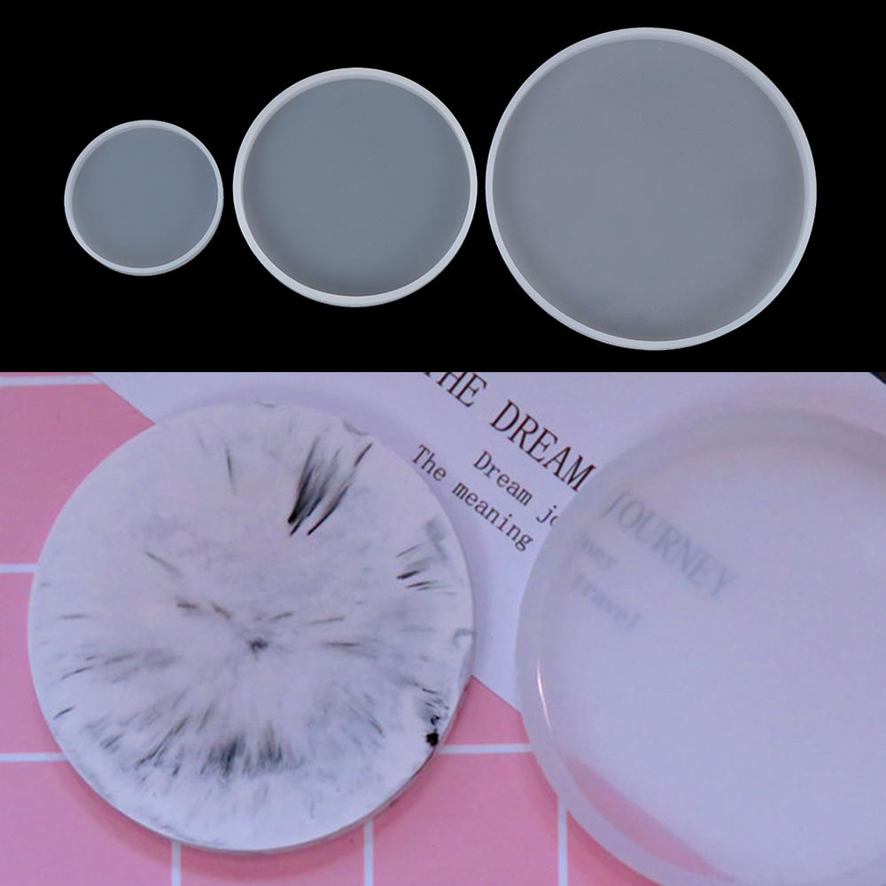 Resin Art Coasters - Molde de Silicone para Artes em