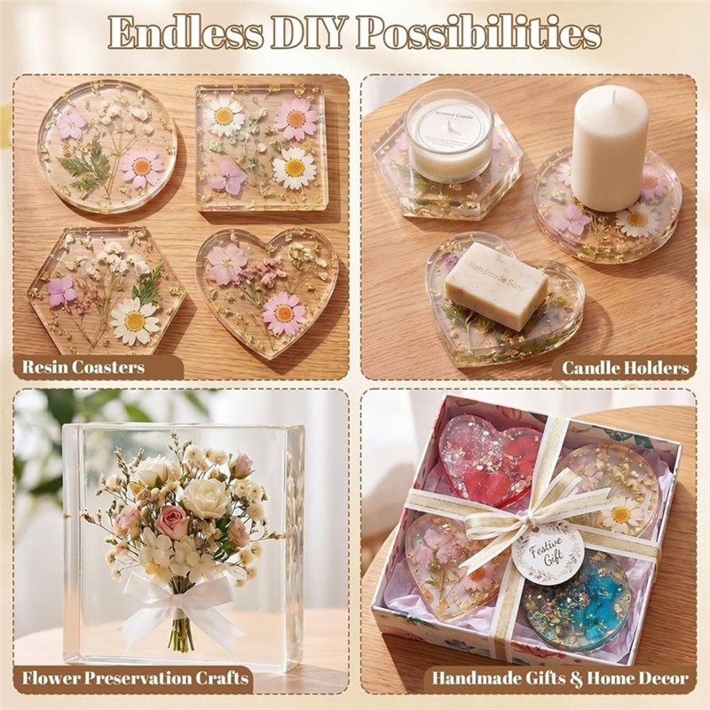 Moldes de resina FYBL de 4 pol - Resin Art Coasters avaliação e preço