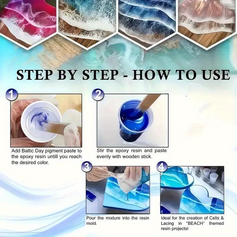 24 Cores/8 Cores 5 Gramas 0. 1 - Resin Art Kits For Adults avaliação e preço