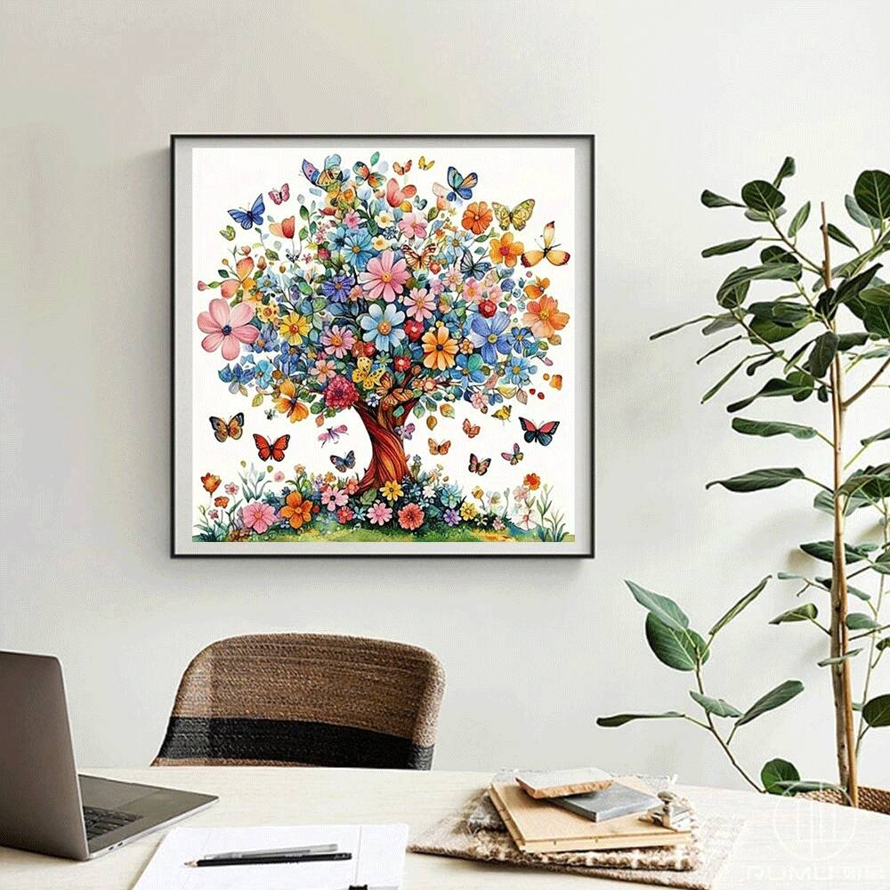 Huacan 2025 nova coleção pintu - Resin Art Tree avaliação e preço