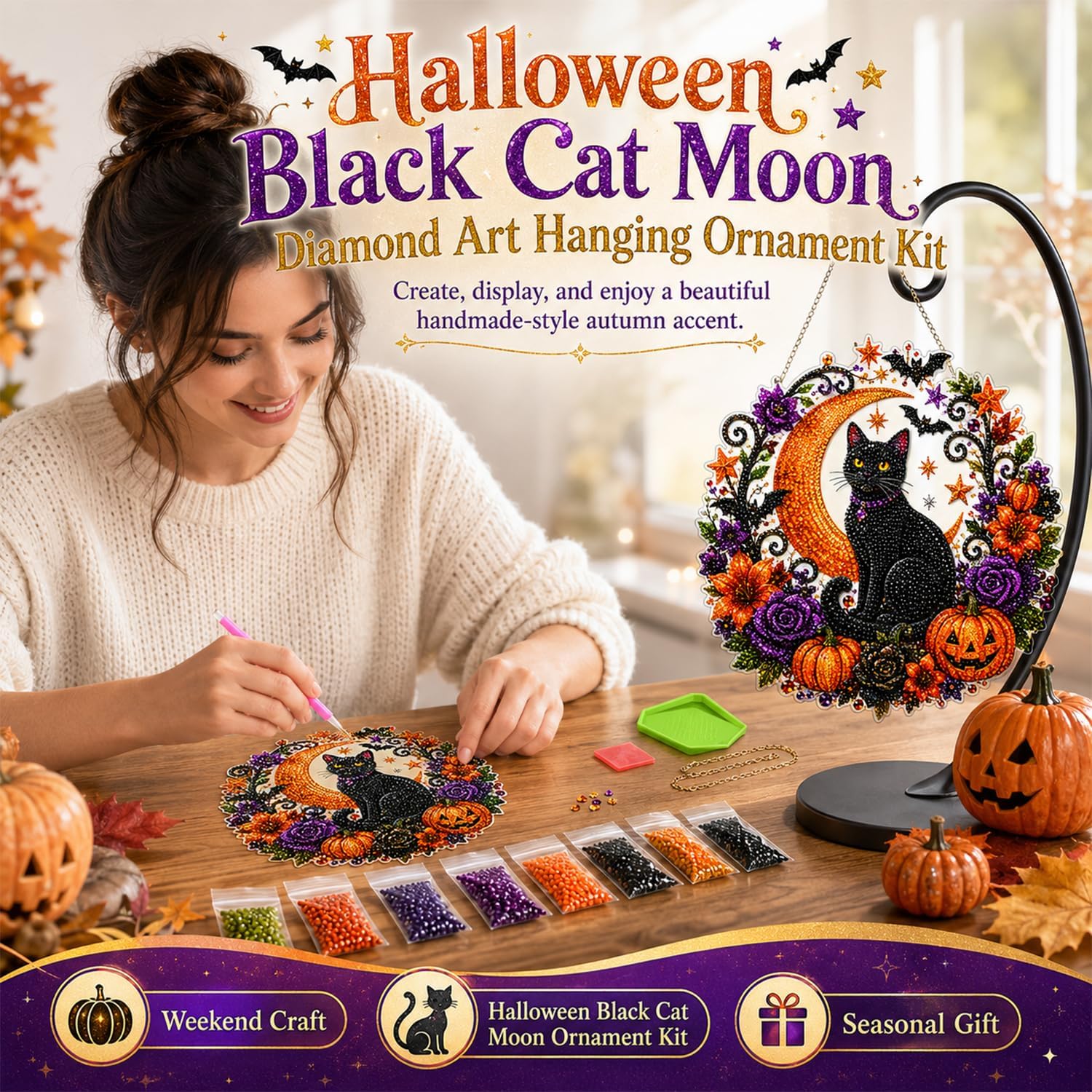 Kit de Arte Diamante de Abóbor - Resin Art Kits avaliação e preço