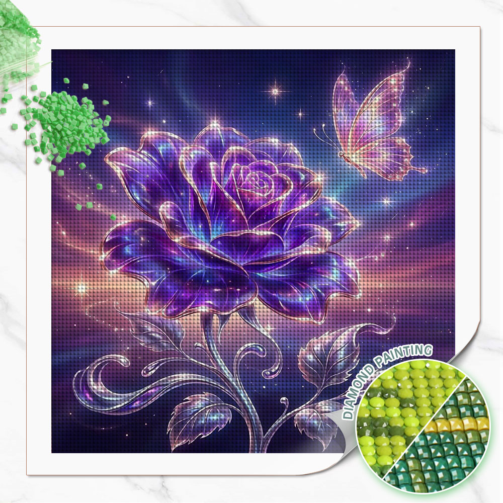 Pintura em Diamante Huacan com - Resin Art With Rose avaliação e preço