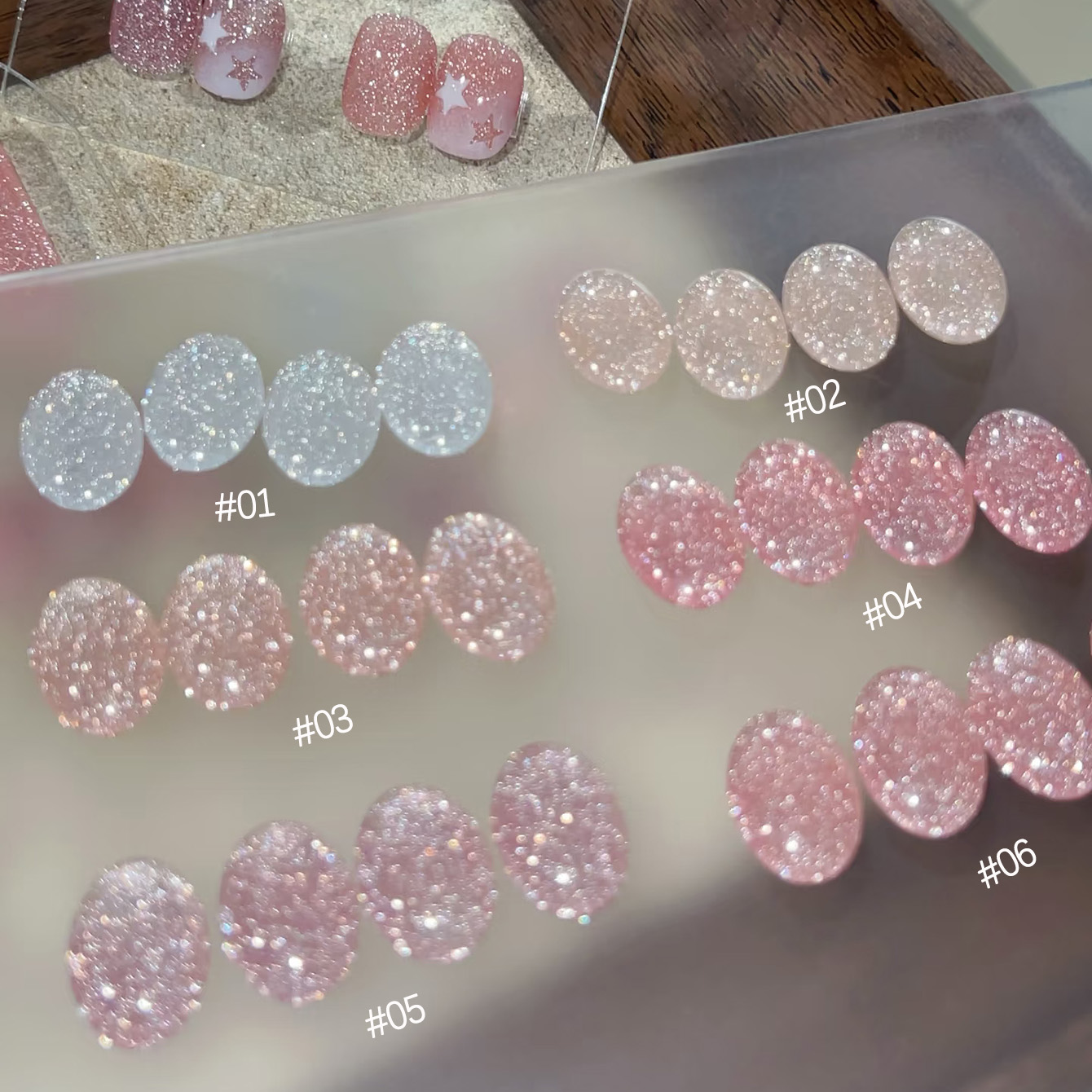 1-6 pçs tc 2025 nova rosa nua  - Resin Art With Rose avaliação e preço