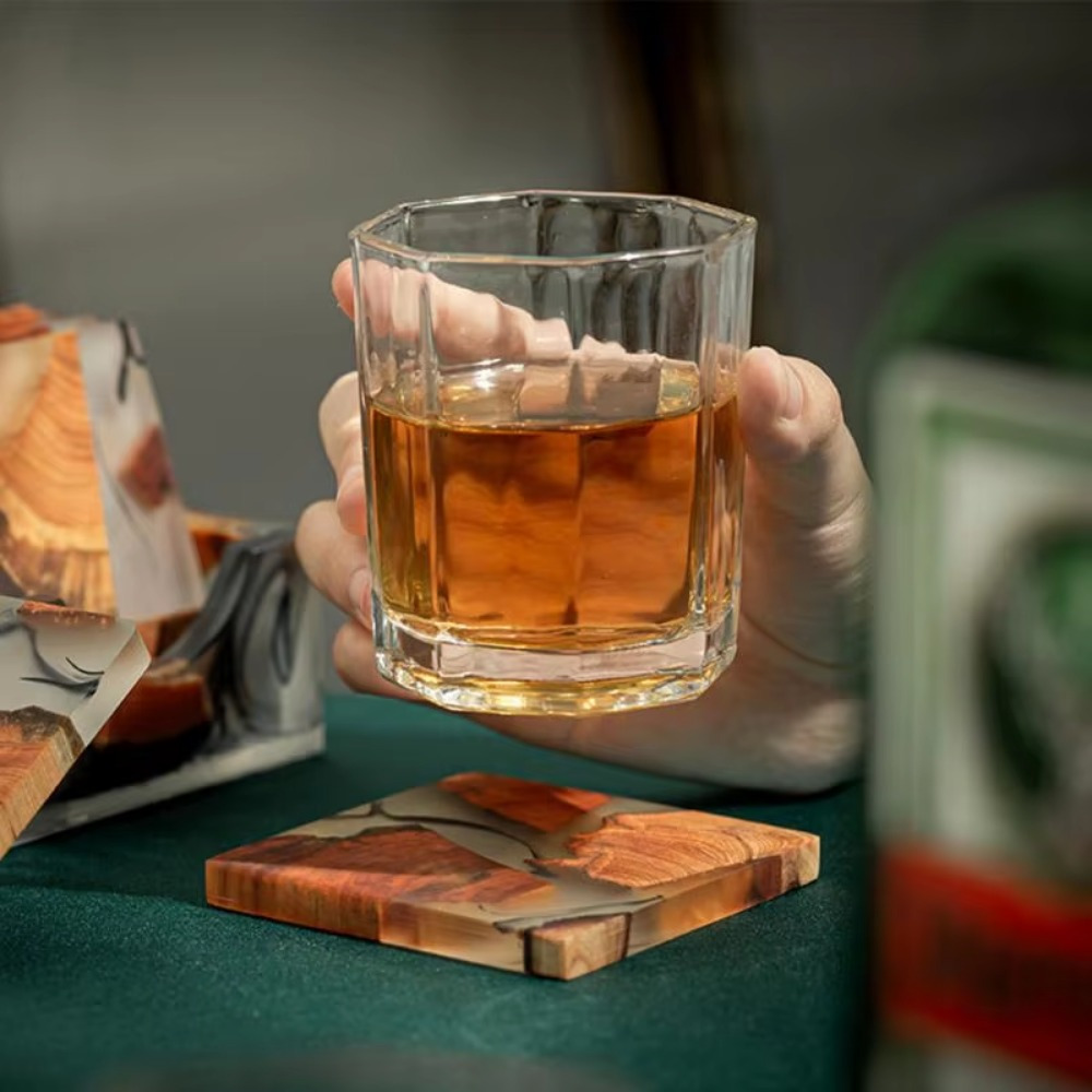 Coasters de resina de madeira  - Resin Art Coasters avaliação e preço