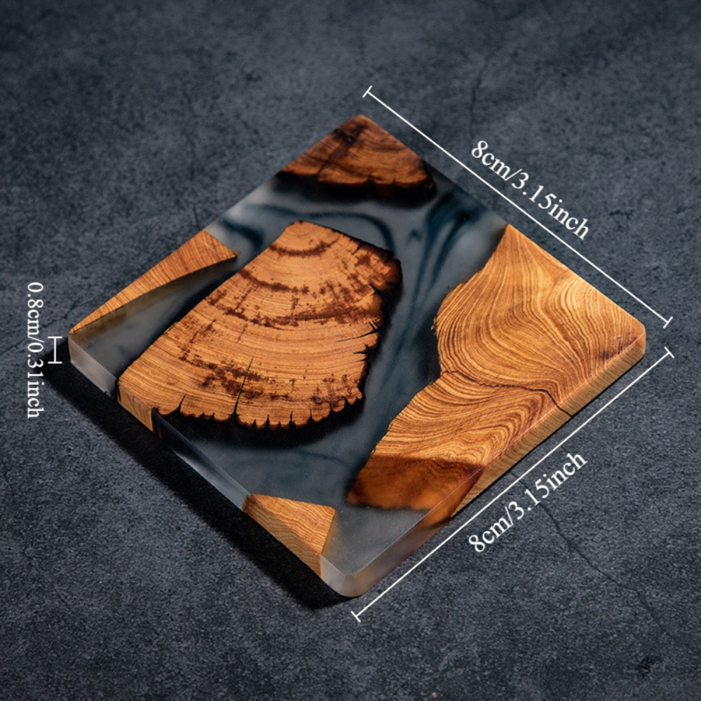 Coasters de resina de madeira  - Resin Art Coasters avaliação e preço