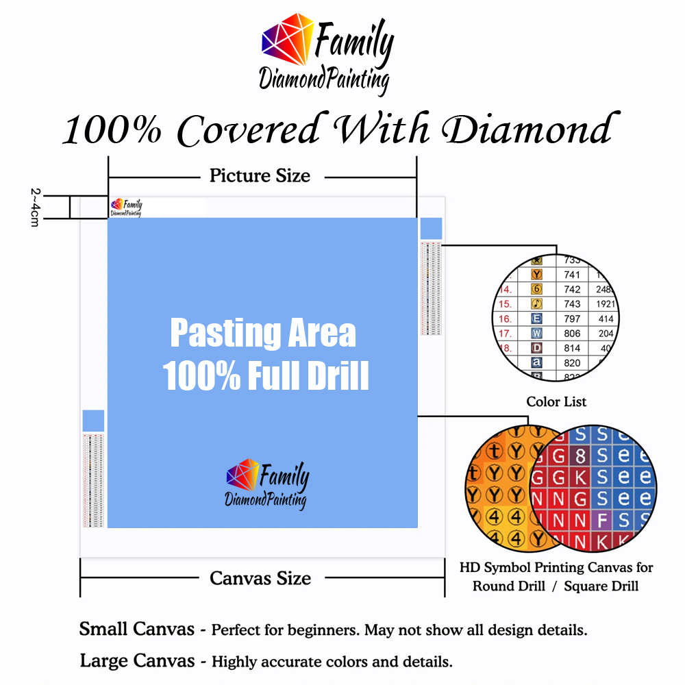 Pintura diamante família color - Resin Art Kits avaliação e preço