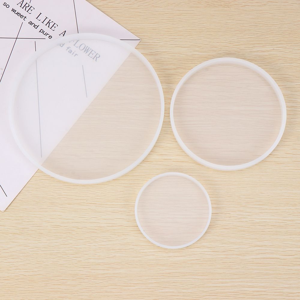 Molde de Silicone Redondo para - Resin Art Coasters avaliação e preço