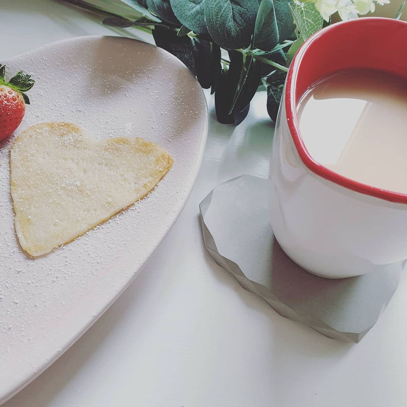Borda irregular bandeja de sil - Resin Art Coasters avaliação e preço