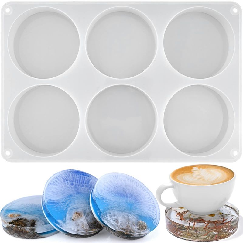 Moldes de resina AA94-1 PCS pa - Resin Art Coasters avaliação e preço
