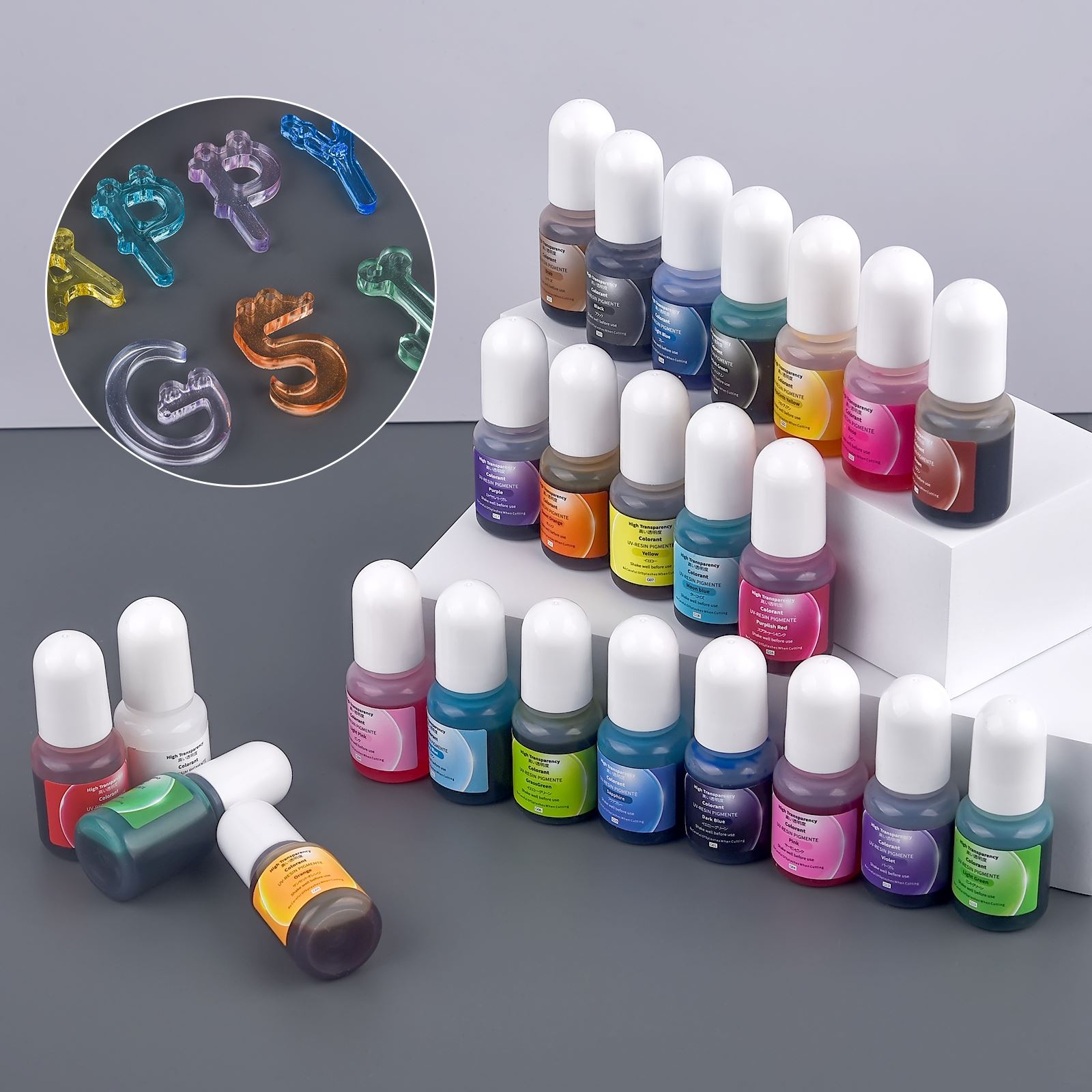 24 cores 5ml pigmento de resin - Resin Dye Opaque avaliação e preço