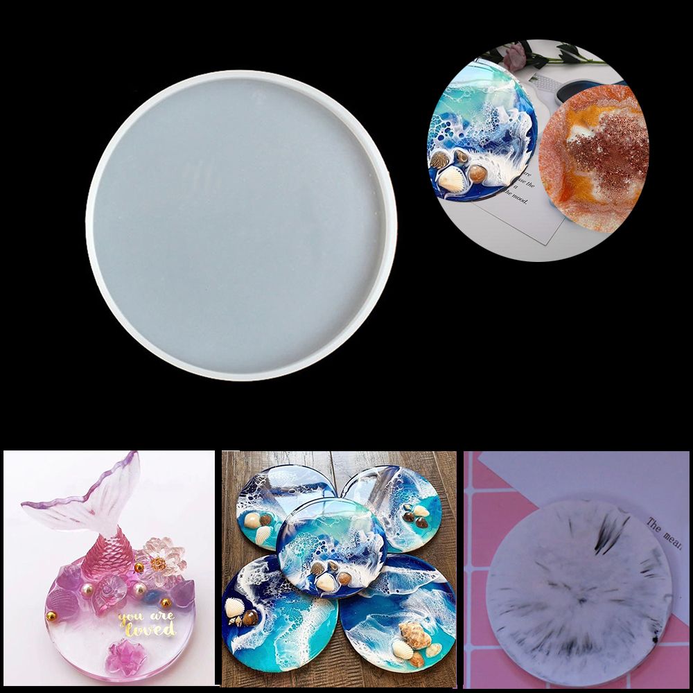 Silicone Resina Epóxi Coaster  - Resin Art Coasters avaliação e preço