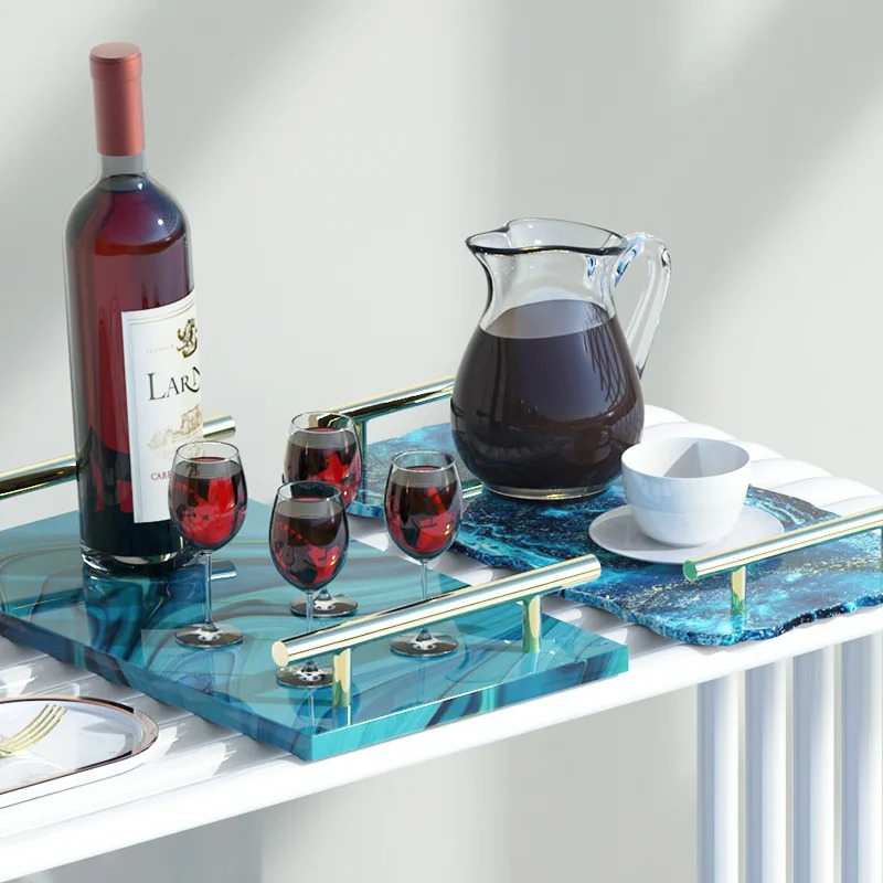 Bandeja de resina epóxi molde  - Resin Art Coasters avaliação e preço
