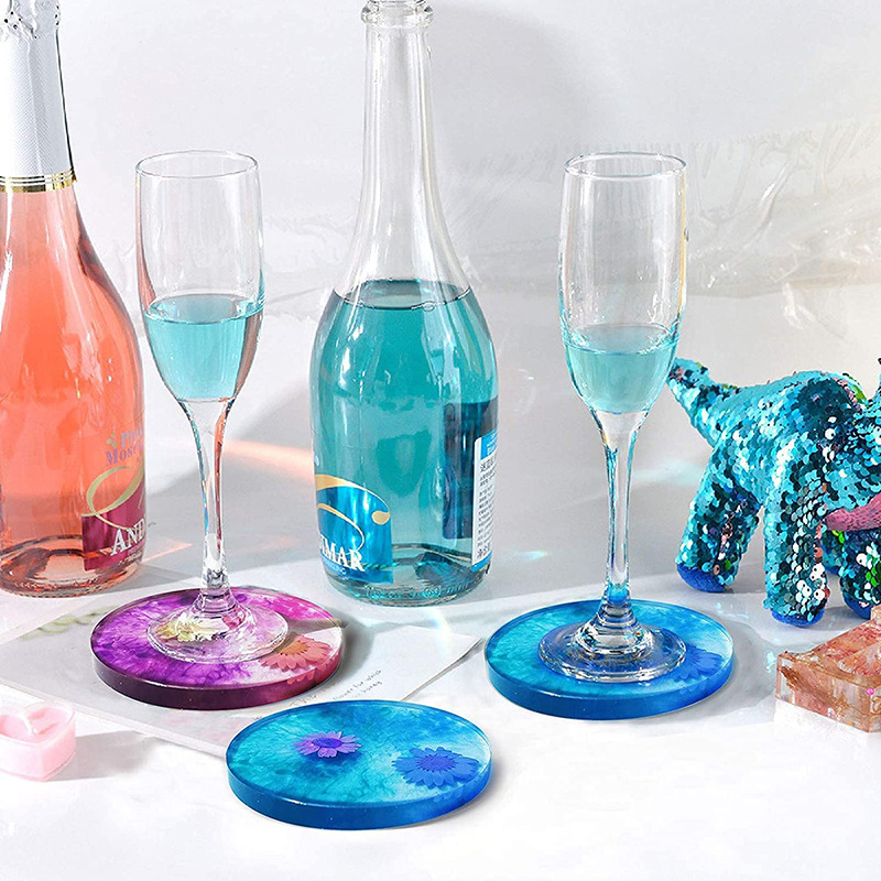 Molde de silicone quadrado red - Resin Art Coasters avaliação e preço