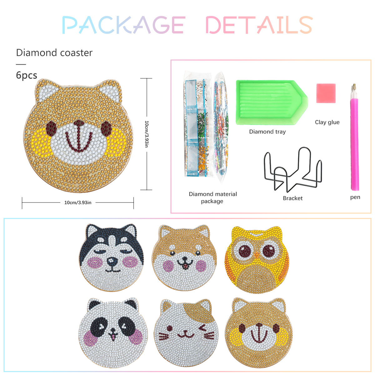 SDOYUNO Kits de porta-copos de - Resin Art Coasters avaliação e preço