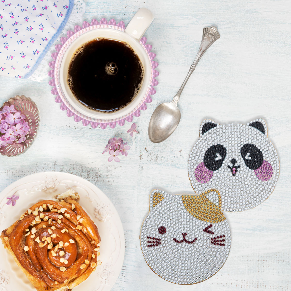 SDOYUNO Kits de porta-copos de - Resin Art Coasters avaliação e preço